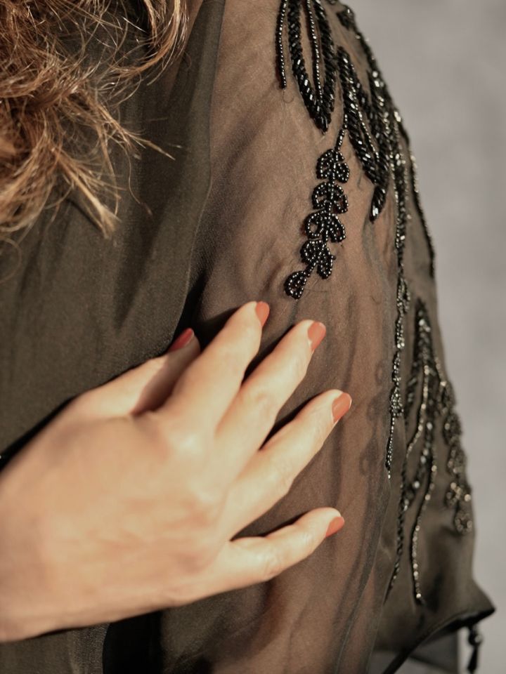 Beaded Kaftan Set