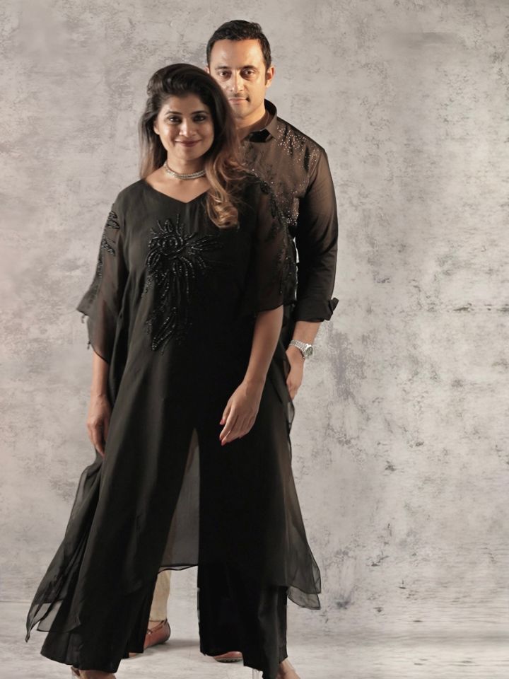 Beaded Kaftan Set