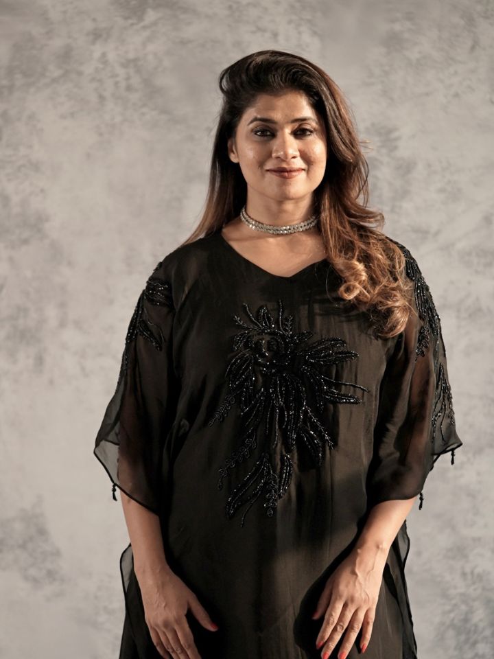 Beaded Kaftan Set
