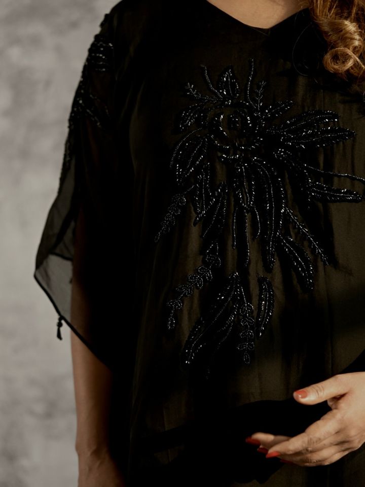 Beaded Kaftan Set