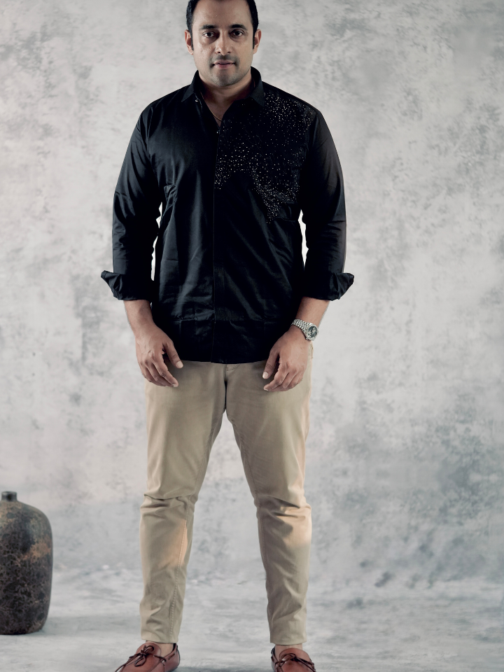 Vine Embellished Shirt