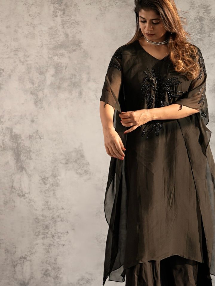 Beaded Kaftan Set