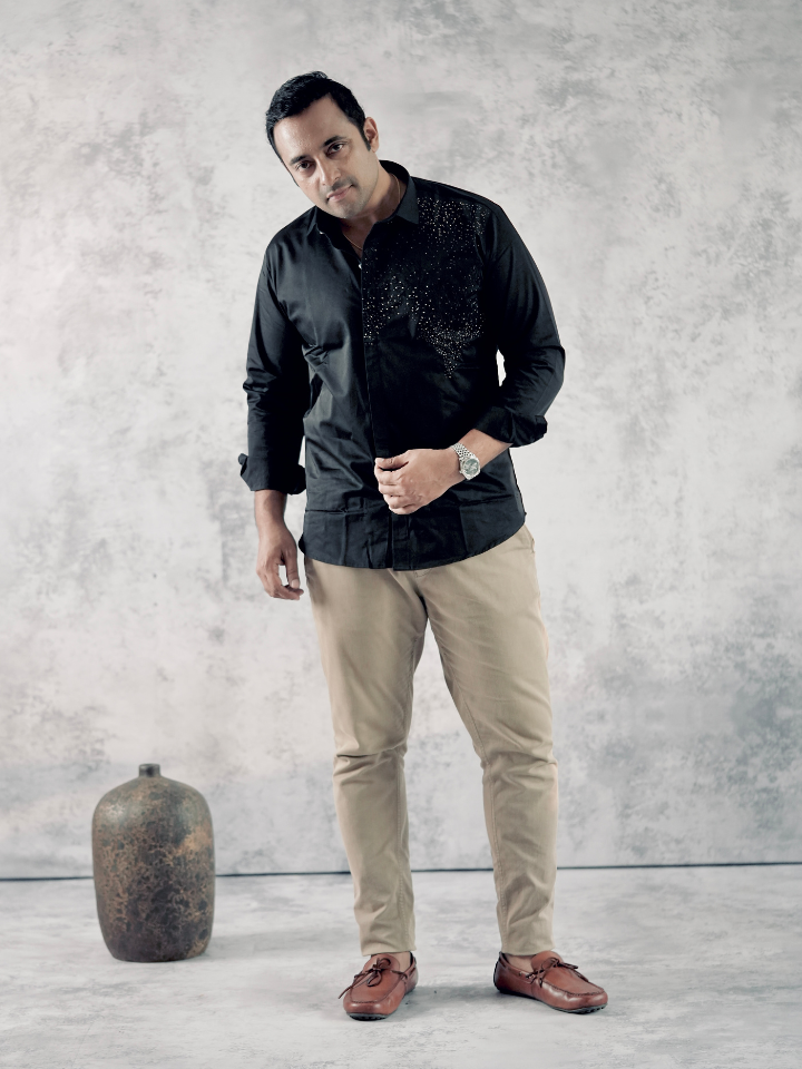 Vine Embellished Shirt