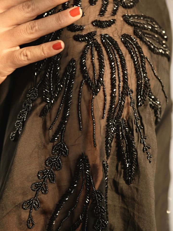 Beaded Kaftan Set