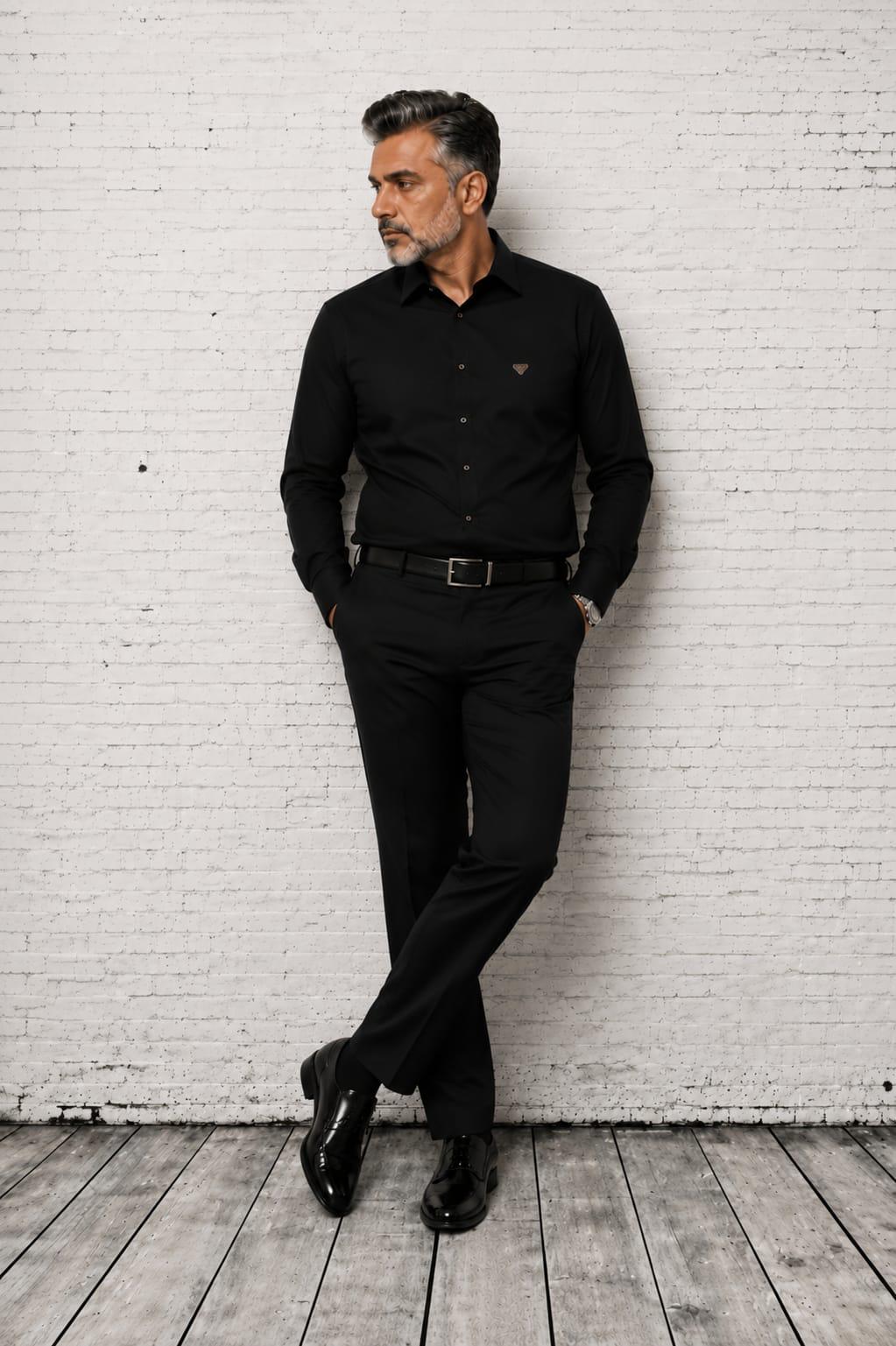 Imperial Printed Shirt Black