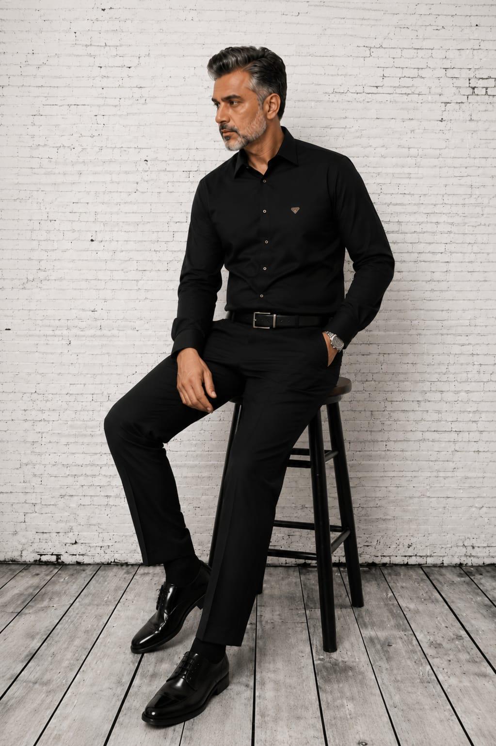 Imperial Printed Shirt Black